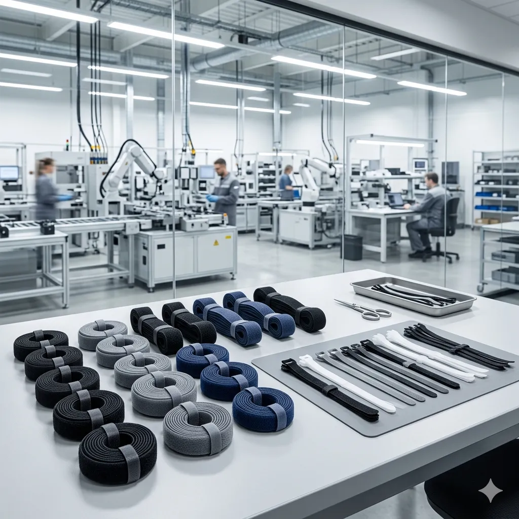 Vår produktionskapacitet — Fabriksdirekt leverantör av krok-och-loop-buntband