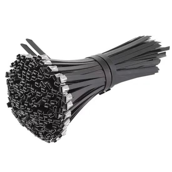 Opaski kablowe ze stali nierdzewnej powlekane PVC